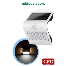 LAMPADA DA ESTERNO A RICARICA SOLARE 220 LUMEN CON RILEVATORE DI MOVIMENTO MOD. LUMINA STEP